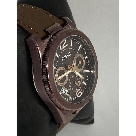 Fossil Perfect Boyfriend ES4110 Women's Brown Leat - Picture 5 of 12